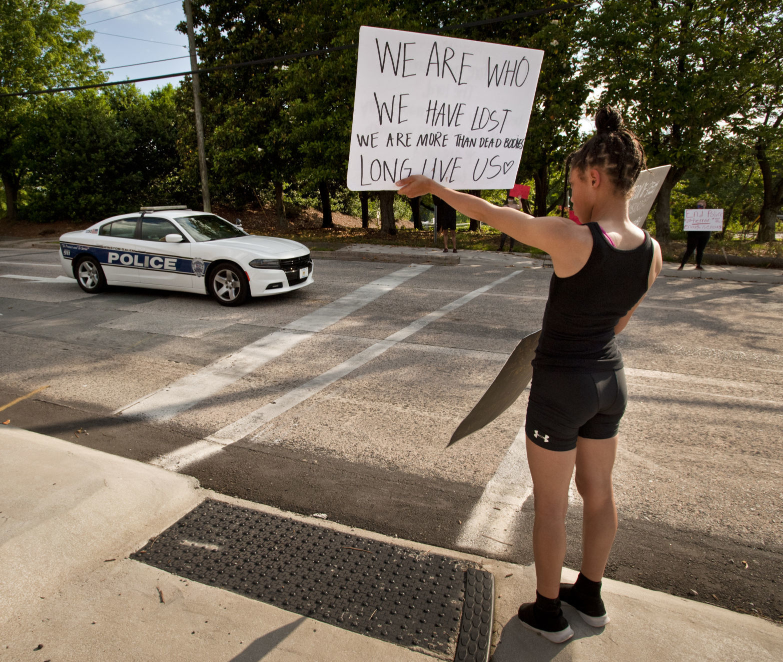 Public Safety Building protest